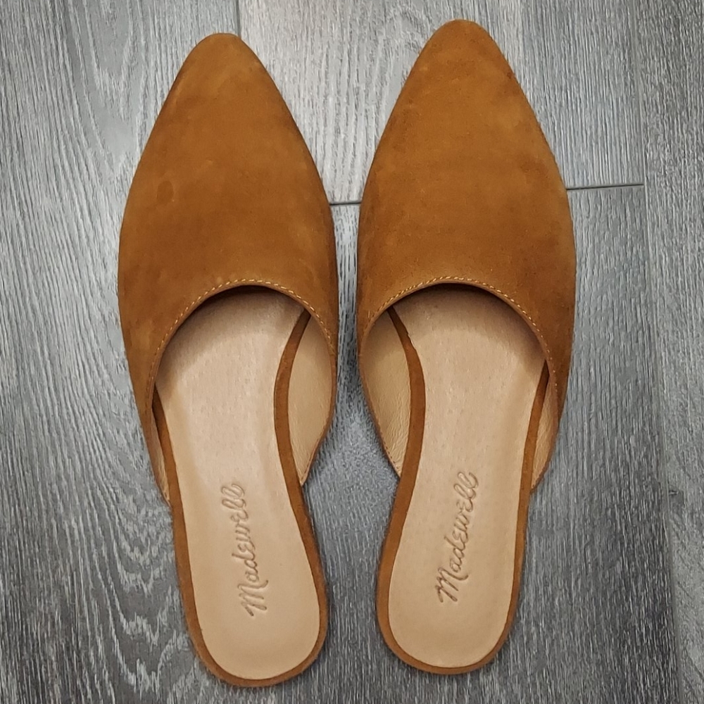 Madewell brown suede mule BNWOT